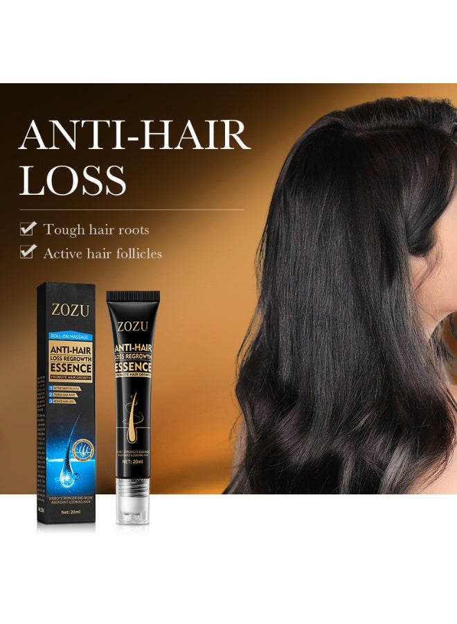 زوزو 3 عبوات من Essence Roll-on لمنع تساقط الشعر ونمو الشعر | مكونات عشبية لنمو الشعر، تقوي جذور الشعر، تقلل من تساقط الشعر 20 مل * 3 - Image 4